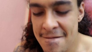 I SEE MY STEPSISTER PLAYING WITH HER PLASTIC PENIS AND I PUT MY REAL PENIS ON IT.