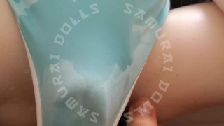 Piperdoll Phoebe futanari doll fuck and get fucked in cute swimsuit